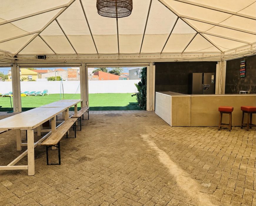 Espaço para Festas de Aniversário Infantil com piscina