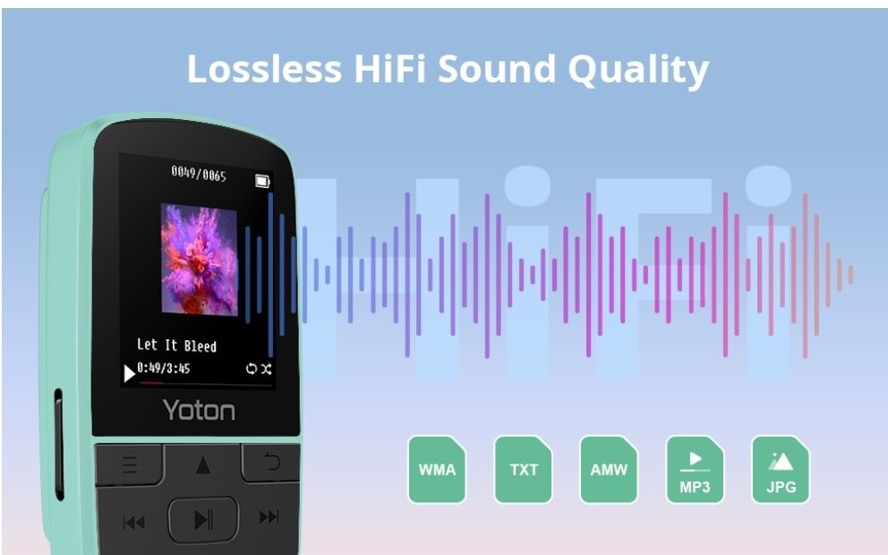MP3-плеєр з Bluetooth 5.3