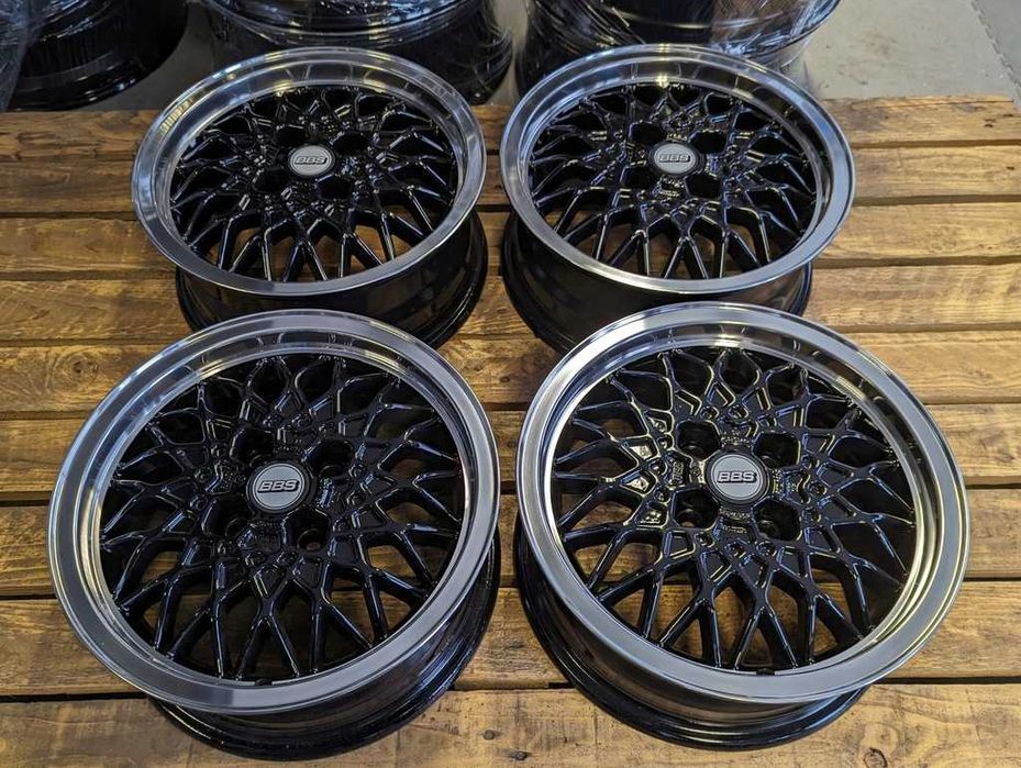 Felgi BBS 15" VW Golf, Honda Civic 4x100 z oponami zimowymi Uniroyal