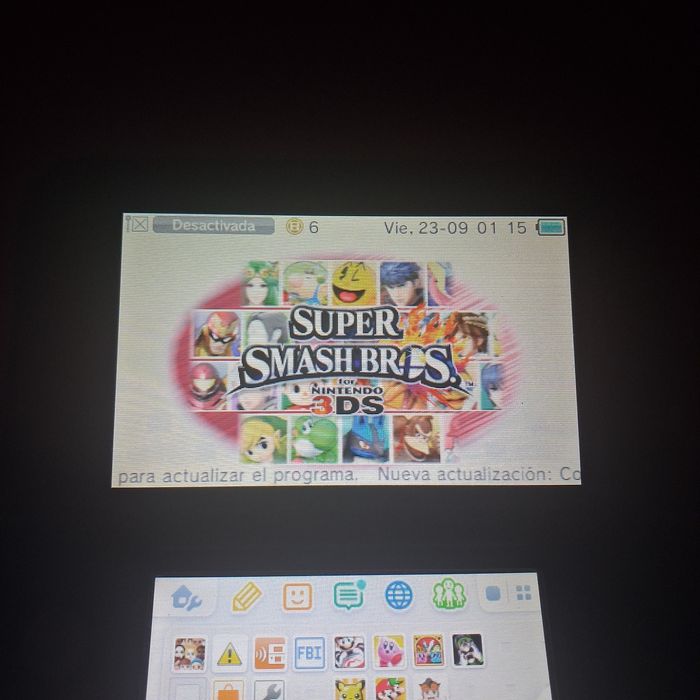 Nintendo 3DS XL com jogos