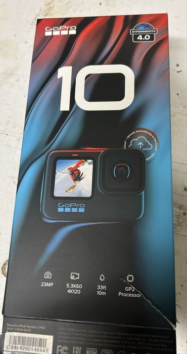 GoPro 10 kamera cztery baterie
