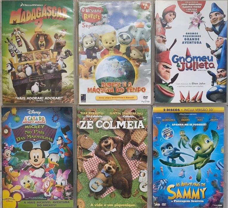 DVD - Filmes Infantis