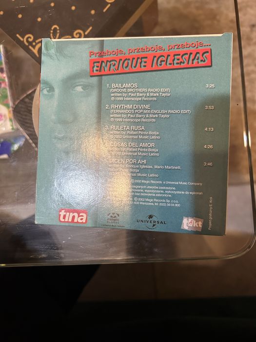 Enrique Iglesias Przeboje przeboje przeboje cd