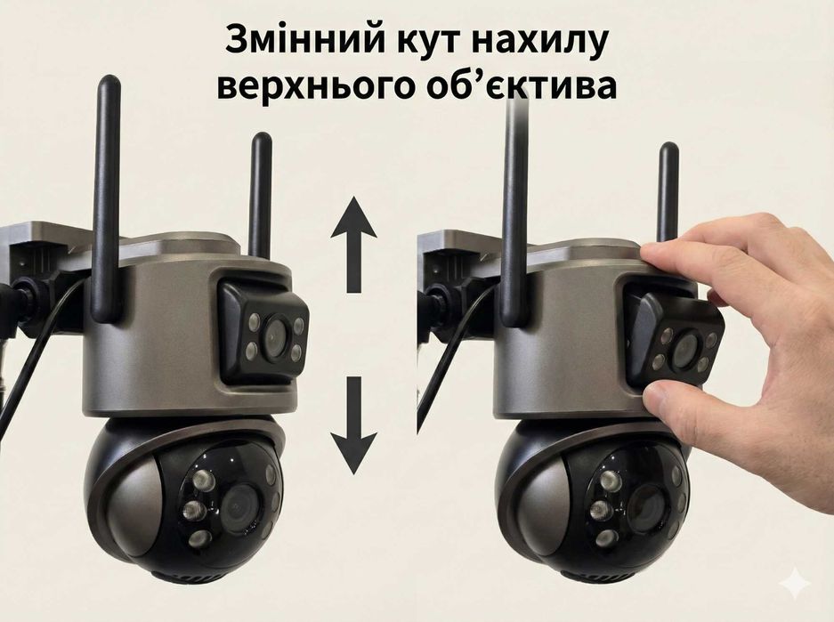 Вулична камера відеоспостереження CamON 8МП WiFi / ICSEE Вайфай