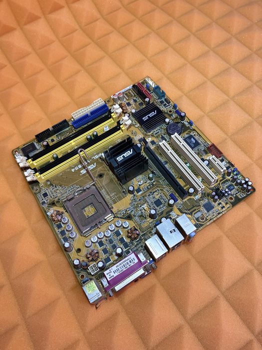 Материнская плата ASUS P5L-VM1394 + процессор + куллер