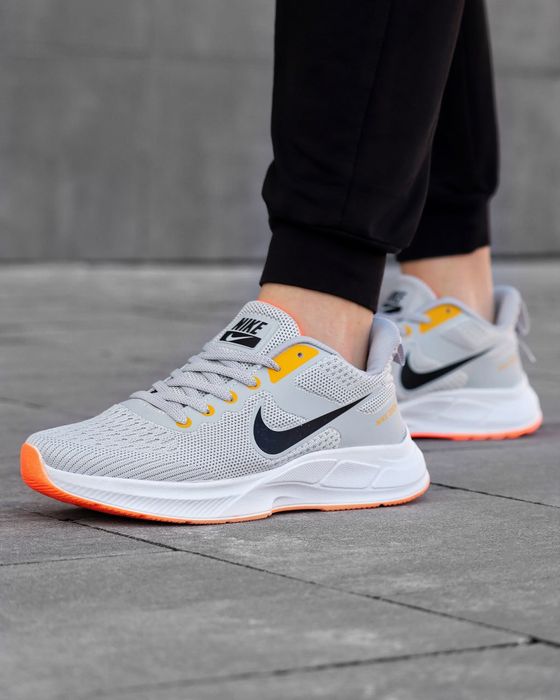 Кросівки Кроссовки Nike air zoom Grey Yellow White Серый Жёлтый Белый Сірий Жовтий Білий Кросовки демісезон