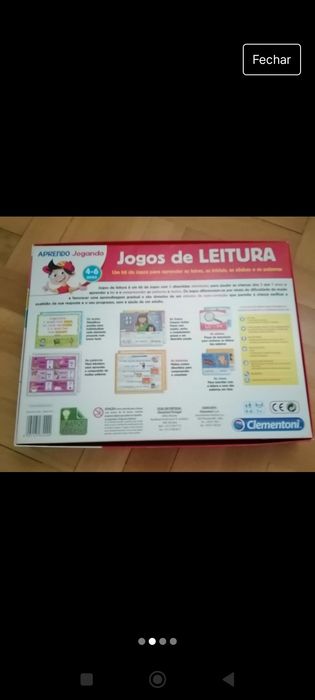 Jogo didático criança