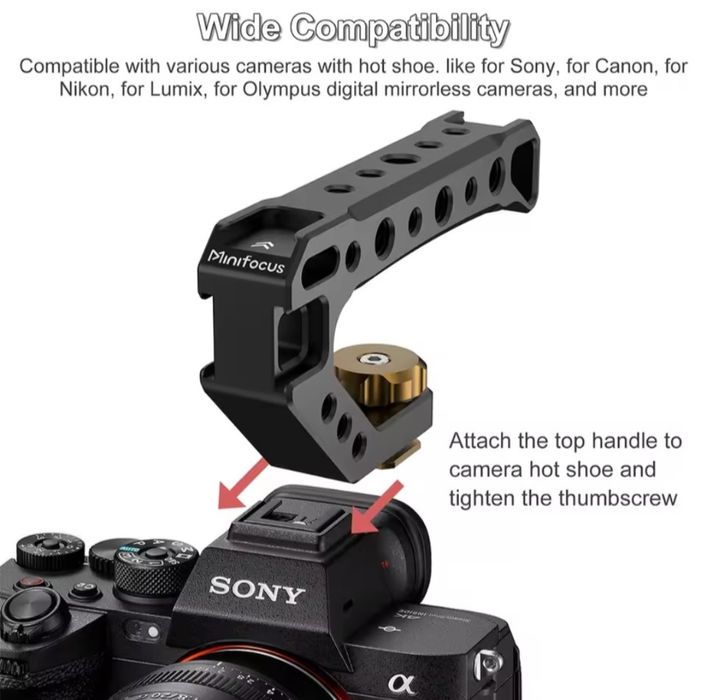 Minifocus NATO Top Handle — легка ручка для камери | є вибір