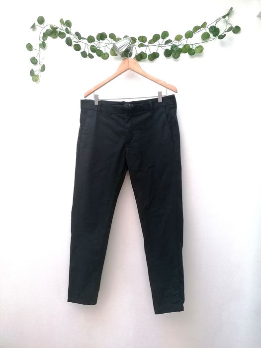 Calças Formais Azuis Marinho de Homem