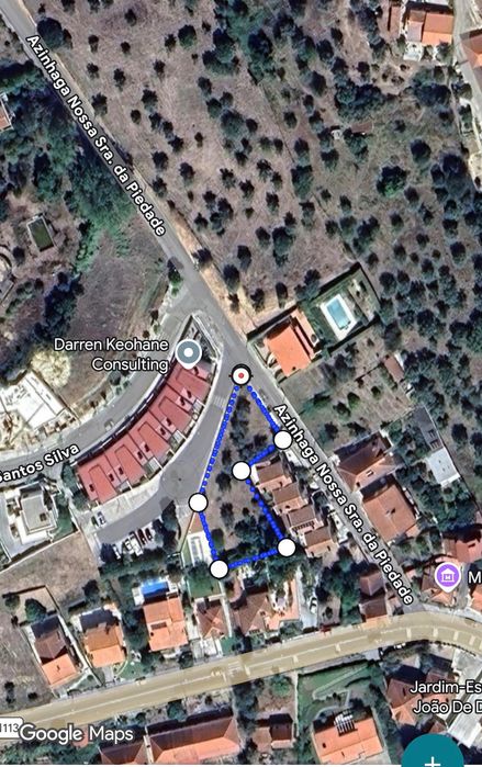 Terreno de 1200 m2 em tomar , com vista para castelo e cidade