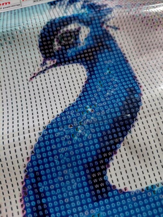 Алмазна мозаїка, картина кристалами