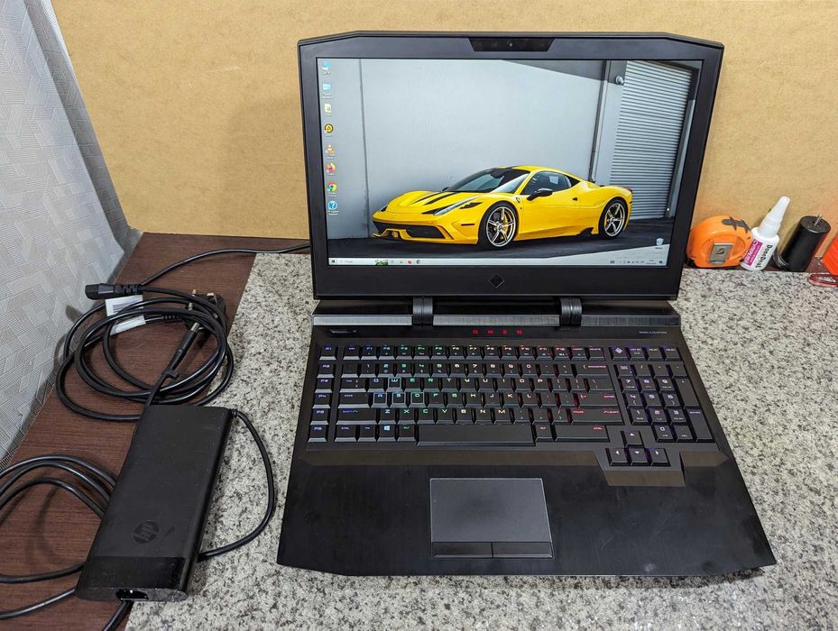 Ноутбук HP Omen X 17" 120Hz i7 16GB 256SSD+1TB GTX 1070 8Gb нова АКБ ...