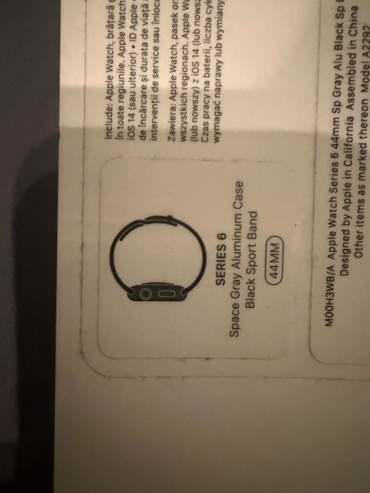 Apple watch 6 komplet