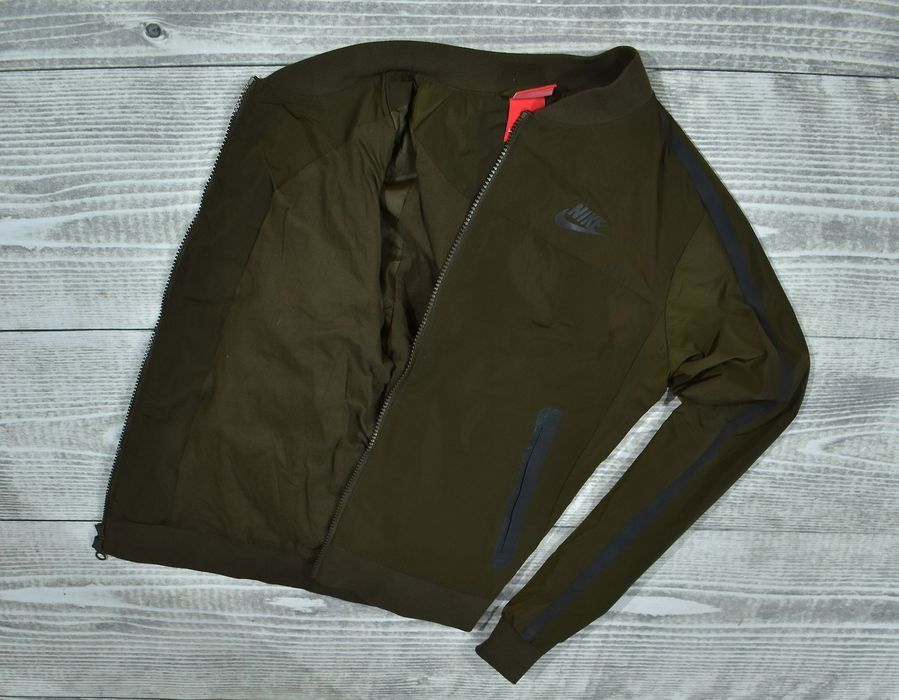 Nike Kurtka Damska Bomberka Khaki Z Logo / S