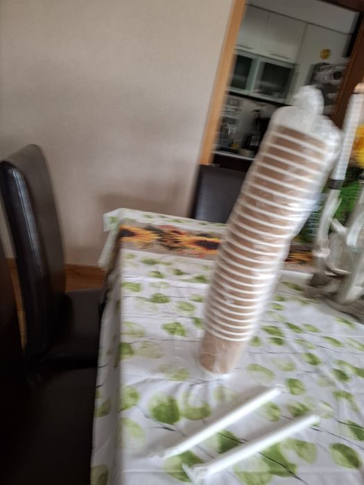 Copos de papelao