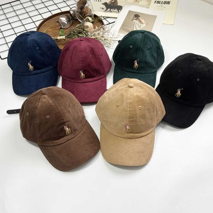 Вельветова кепка бейсболка Polo Ralph Lauren оригінал