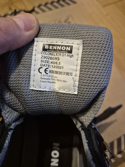 Buty Bennon Colonel XTR  01 high  Black rozmiar 41