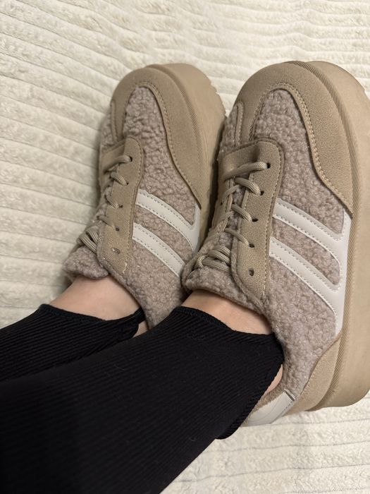 Кроссовки тедди,кроссовки зима беж