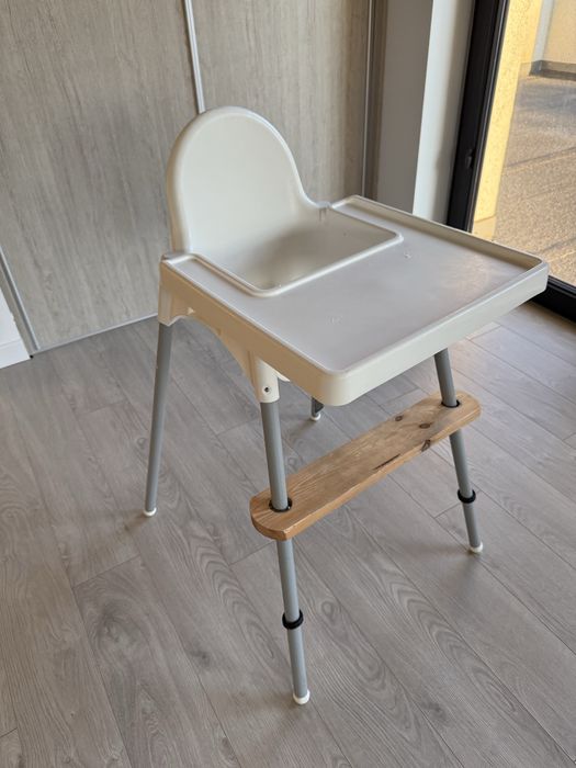 Krzeselko do karminia ikea antilop z podnóżkiem