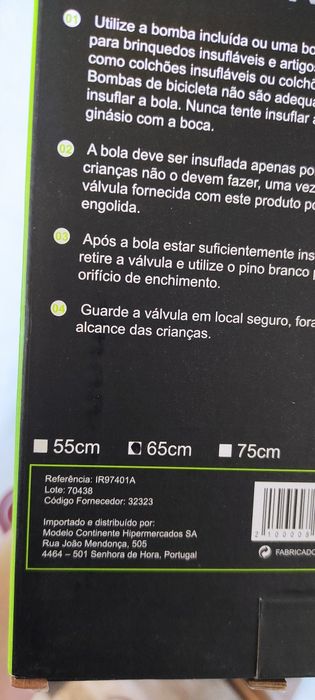 Bola de fitness em ótimo estado