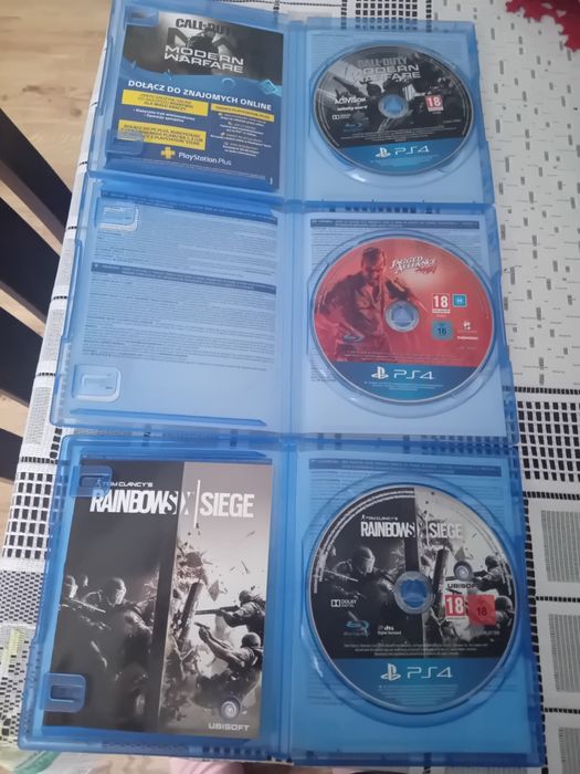 Gry PS 4  3 sztuki