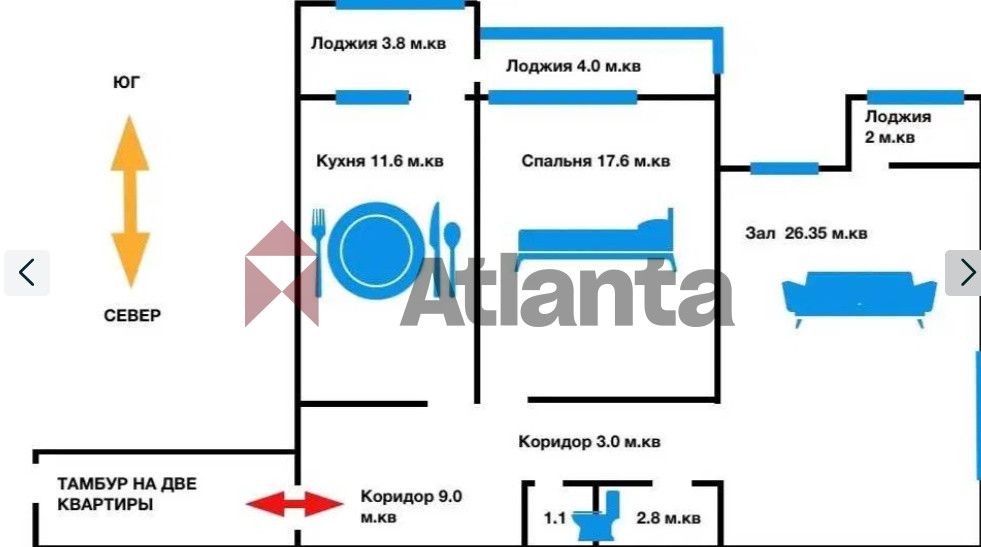 Готові під єВідновлення! 2к квартира 78 кв.м біля парку Наталка, Оболонь