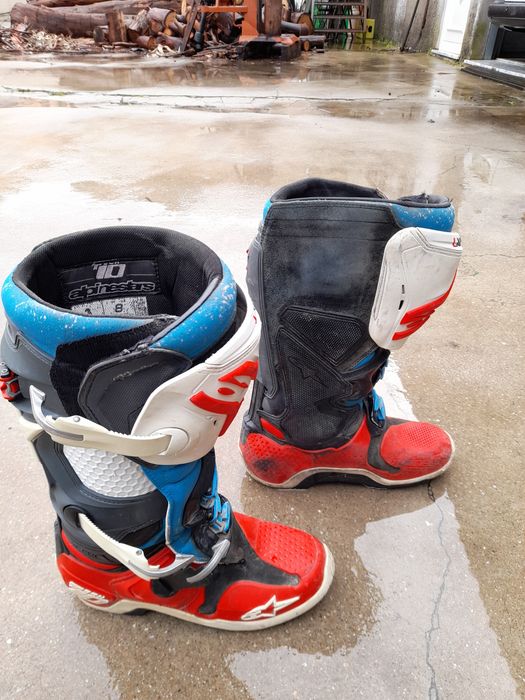 Botas Alpinestars Tech10 N 42 em bom estado