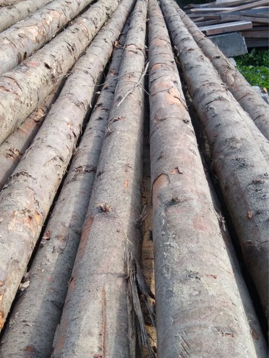 Stemple budownale, żerdzie na huśtawki lub ogrodzenia