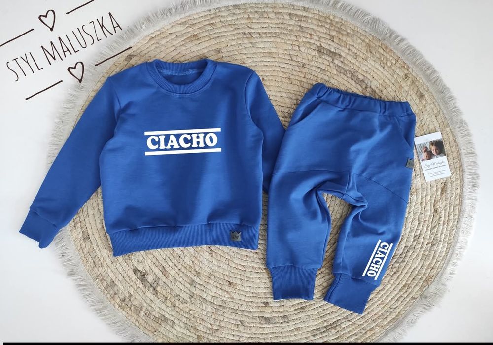 Dres bluza spodnie slim  ciacho 122