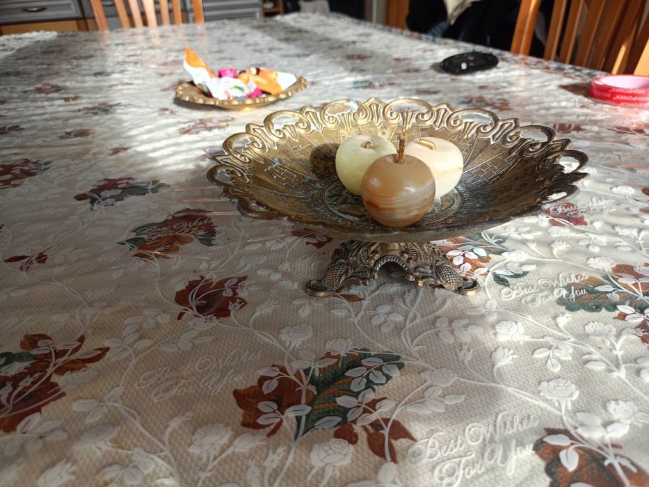 Фруктовниця цукерниця латунь  бронза .