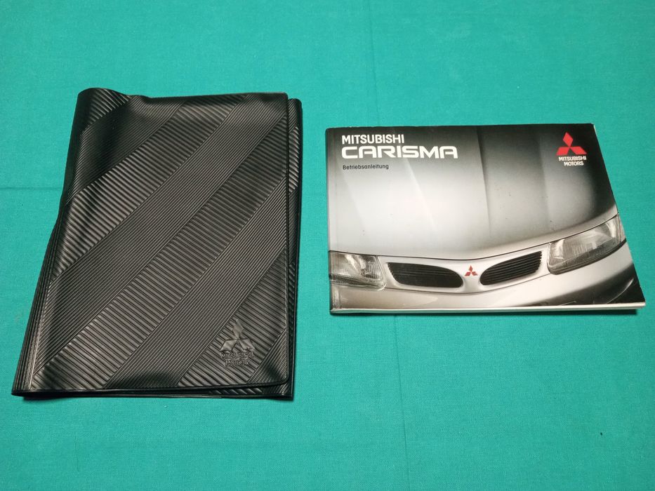 MITSUBISHI CARISMA Instrukcja Obsługi książka serwis Etui KOMPLET 1996