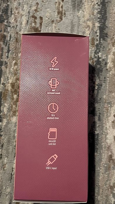 Głośnik Bluetooth nowy, różowy, bass!