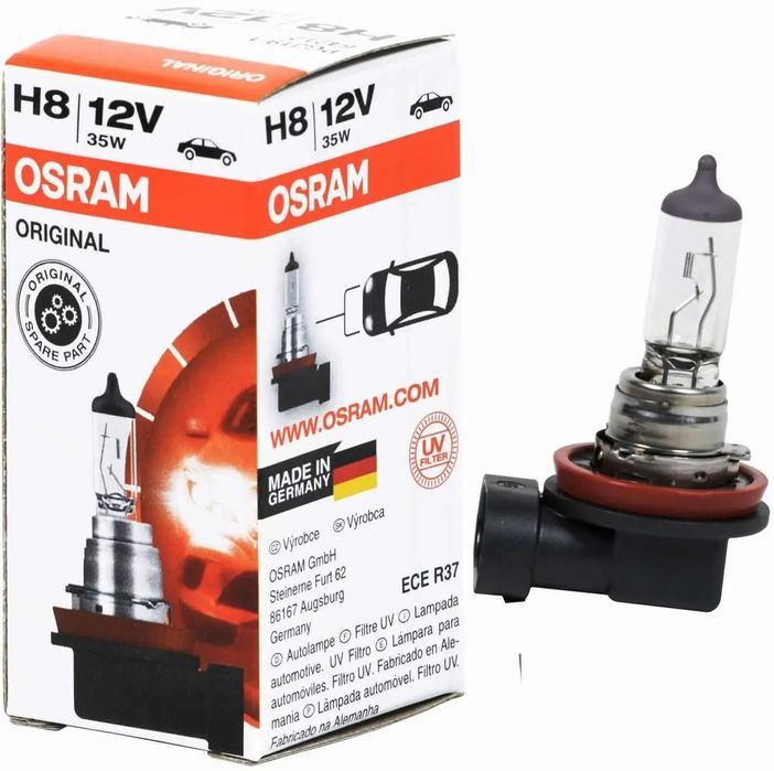 Галогенна лампа Osram H8 Original 12V 35W 64212