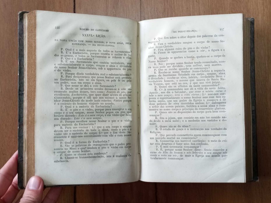 Resumo do Catecismo de Perseverança pelo abbade J. Gaume 1853