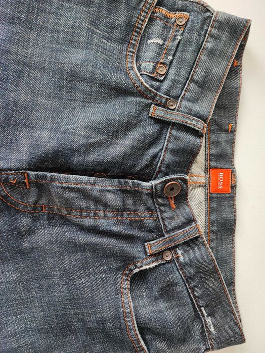 Spodnie jeans Hugo Boss Orange