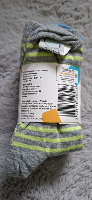 Skarpety chłopięce 9 par nowe