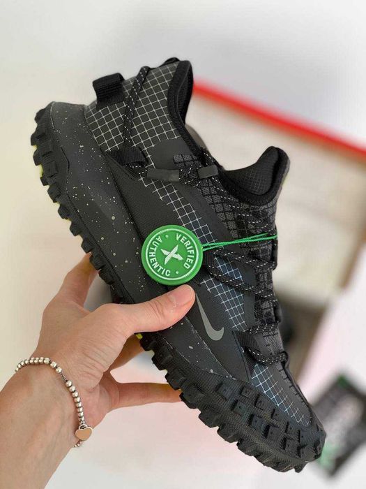 Мужские кроссовки Nike ACG Mountain Fly Low "Black light green" 41-45