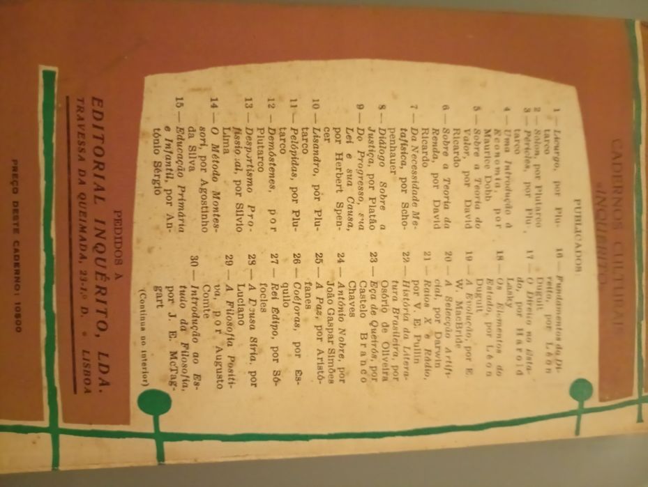 Sobre a evolução das formas musicais, de Graça, Fernando Lopes, 1906/Editorial Inquérito Limitada. [S.d. 1959?]  Valioso estudo musical,