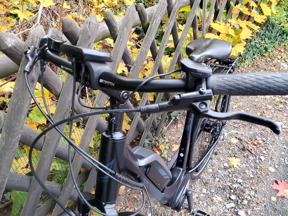 Rower elektryczny falter Bosch active line plus na pasek