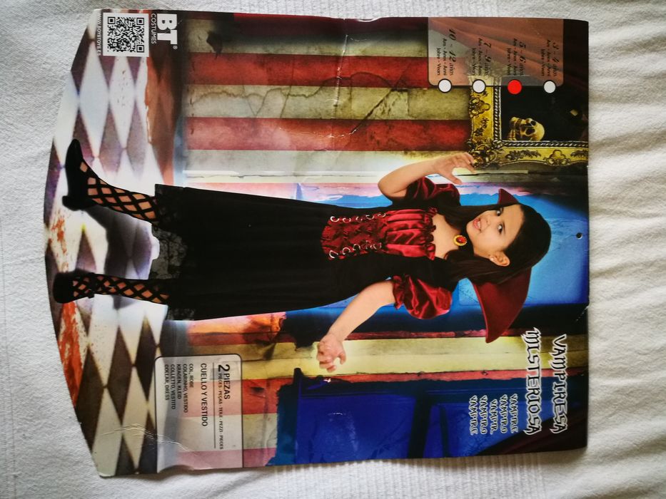 Fato de Carnaval vampira