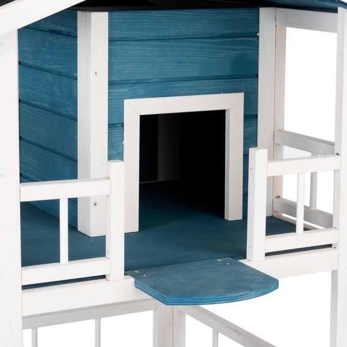 Domek dla kota Penthouse drewniany duży