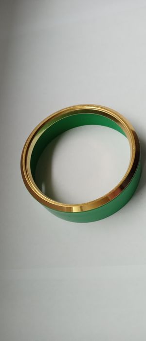 Obudowa - korpus do budzika ,,SLAVA'' - kolor zielony - stan bdb (3)