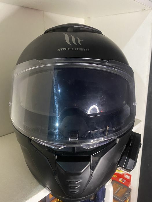 Capacete thunder 4 para motas com intercomunicador
