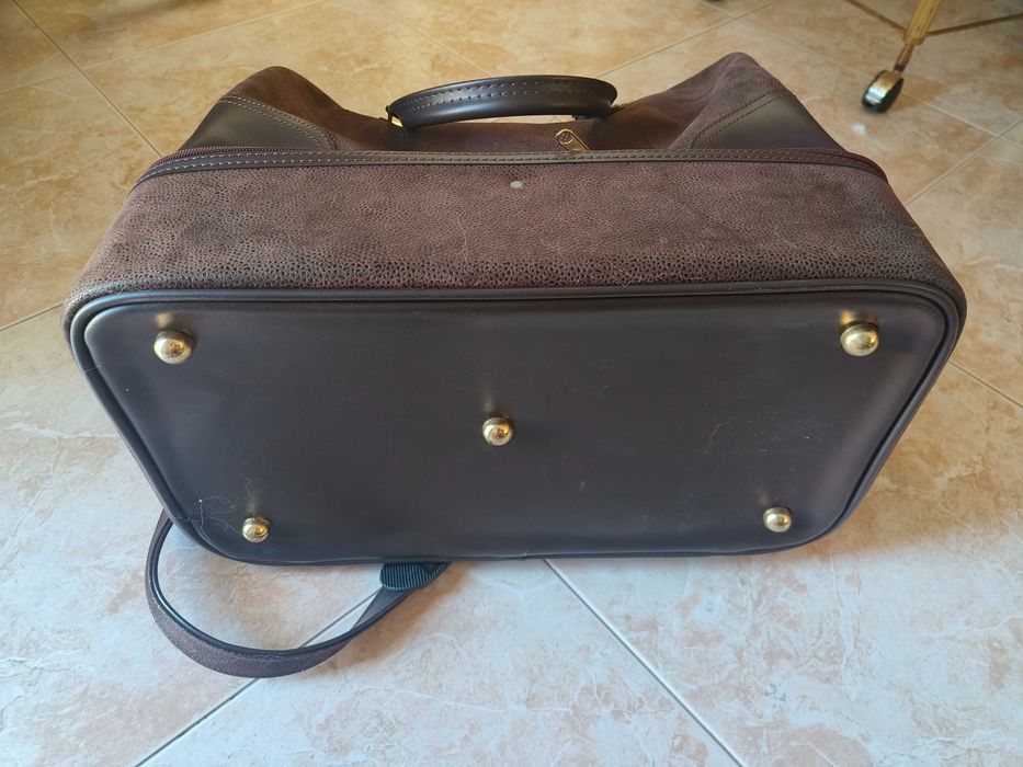 Mala de Viagem em Pele Vintage