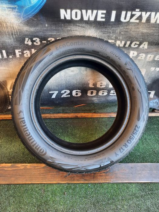 Opony letnie 225/50/17 Continental Ranflat Komplet 6.5mm 2022rok  R
