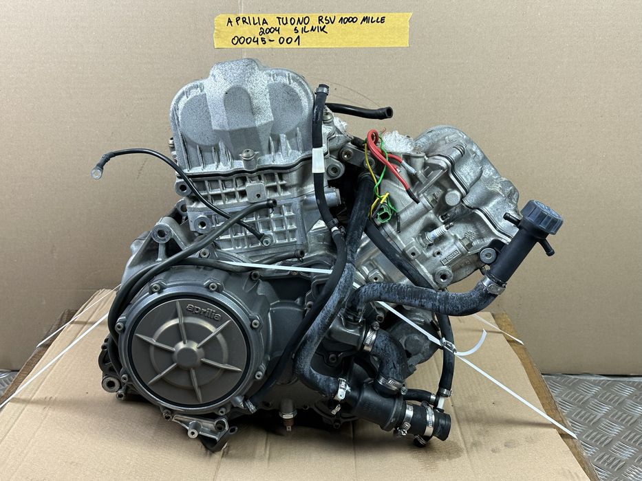 Aprilia TUONO RSV 1000 MILLE 2004 Silnik Motor Kompletny ROTAX V990RP