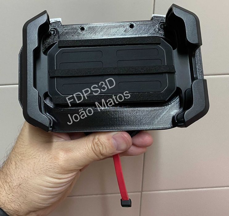 Suporte telemóvel e Racebox mini para volante de kart c/kit Sodi/Birel