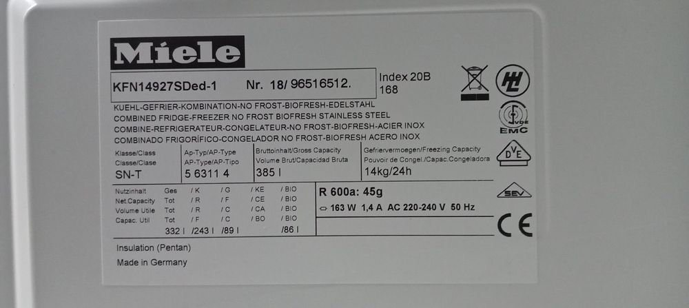 Холодильник Miele