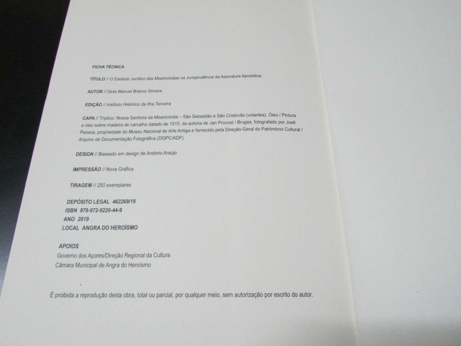 estatuto jurídico das Misericórdias na Jurisprudência Assin.Apostólica