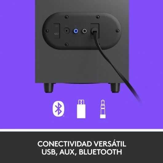 Colunas Bluetooth Logitech Z407 com Subwoofer e Comando Sem Fios - Novas